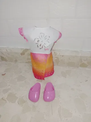 Nancy Coconut zapatos y vestido