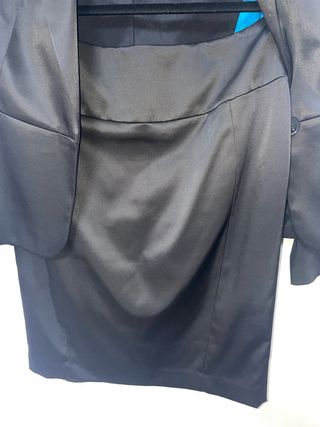 Traje de chaqueta y falda Mango negro