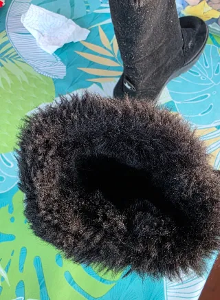 Botas niña ante negras talla 35