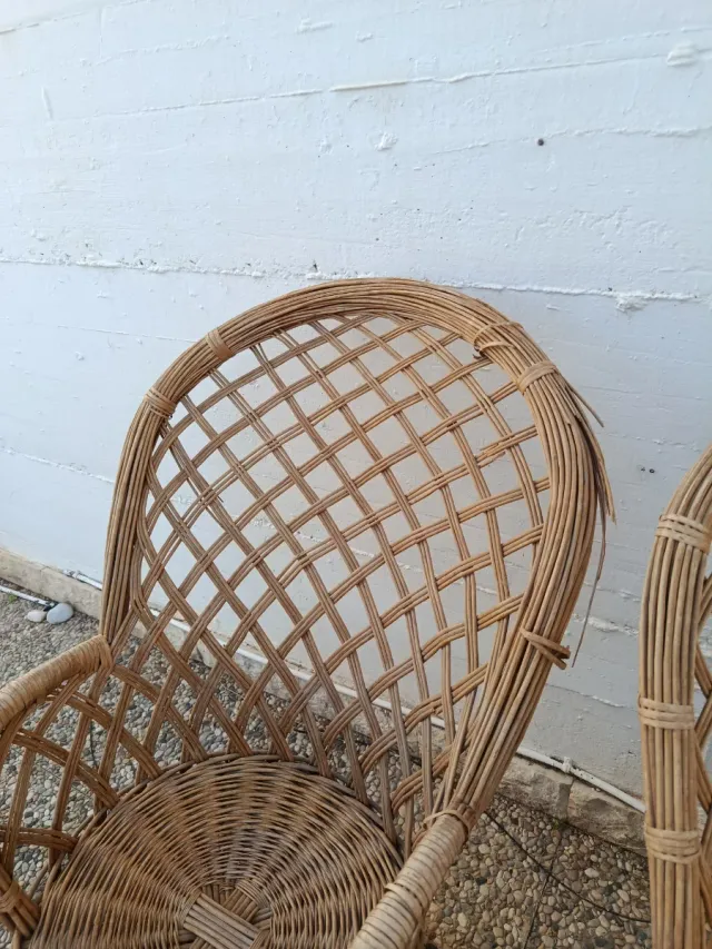 Pareja Sillones de Mimbre