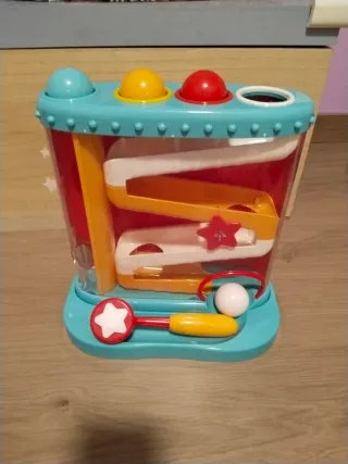 Juguete bebe causa efecto pelotas martillo