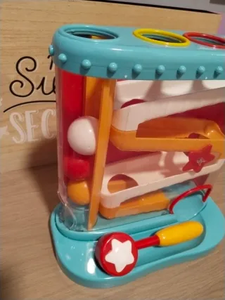 Juguete bebe causa efecto pelotas martillo