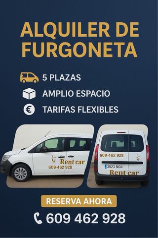 ALQUILER DE FURGONETAS 5 PLAZAS