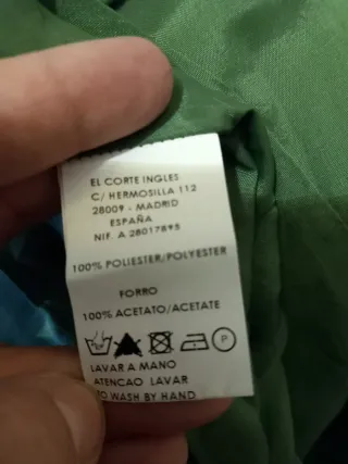 Vestido largo fiesta floral verde