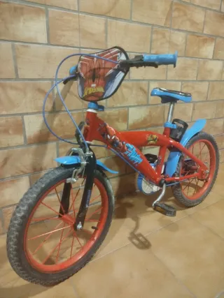 Bicicleta Spiderman Talla 16