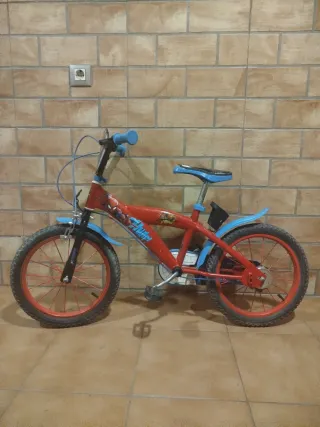 Bicicleta Spiderman Talla 16