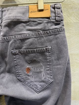 Vaqueros mujer Dolores Promesas grises morado