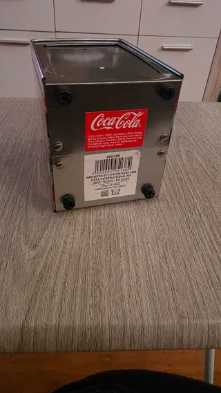 Porta tovaglioli Coca-Cola vintage in metallo