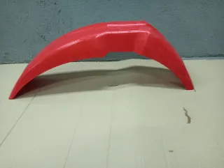 Guardabarros delantero moto cross rojo