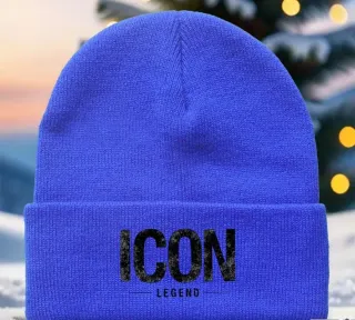 Cappellino lana ICON blu