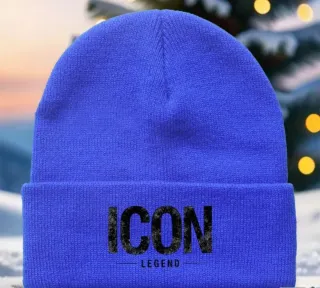 Cappellino lana ICON blu