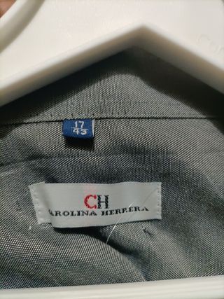 Camisa Carolina Herrera Hombre XL Gris