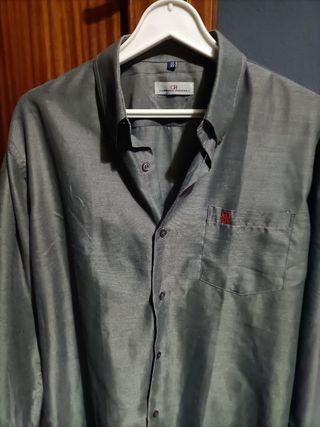 Camisa Carolina Herrera Hombre XL Gris