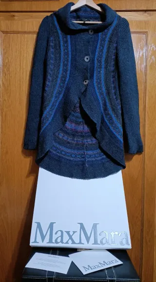 Cárdigan Weekend Max Mara lana mohair L con caja