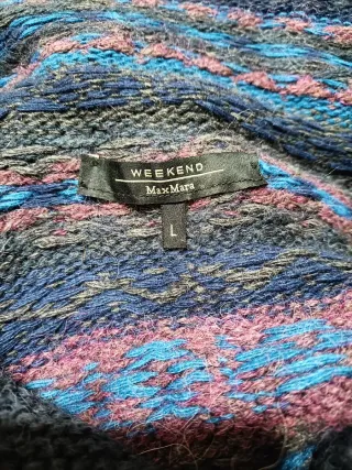 Cárdigan Weekend Max Mara lana mohair L con caja