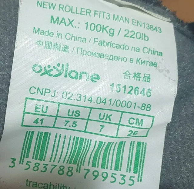 Patines en línea negros