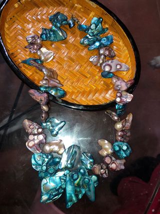 Colgante conchas de abulón