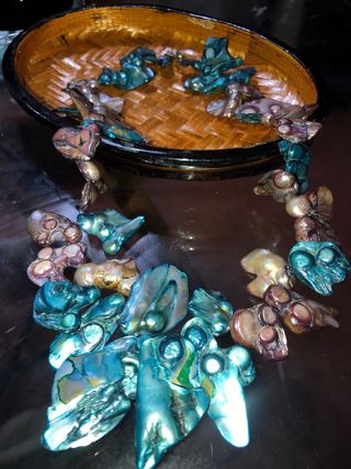 Colgante conchas de abulón