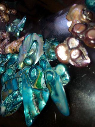 Colgante conchas de abulón