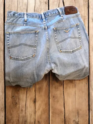 Pantalones Vaqueros Armani Azules