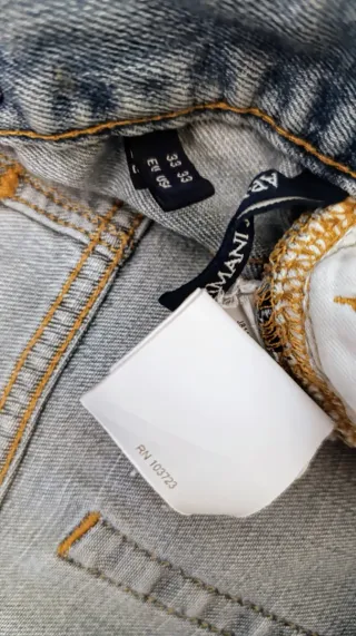 Pantalones Vaqueros Armani Azules