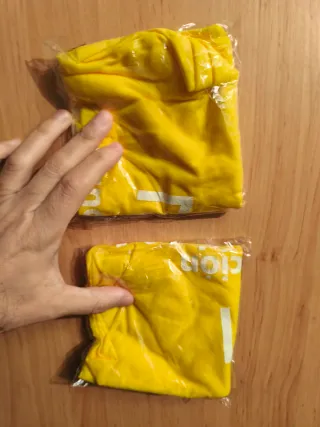 Braga de cuello ciclismo amarilla