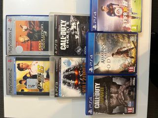 Lote Videojuegos PS2, PS3 y PS4
