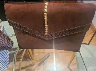 Conjunto Bolso y Zapatos El Corte Inglés Marrones