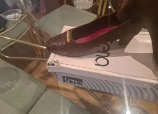 Conjunto Bolso y Zapatos El Corte Inglés Marrones