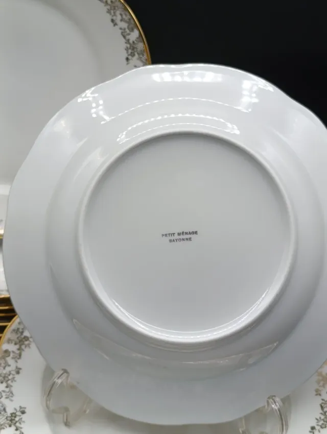 Vajilla porcelana francesa para 6 Servicios