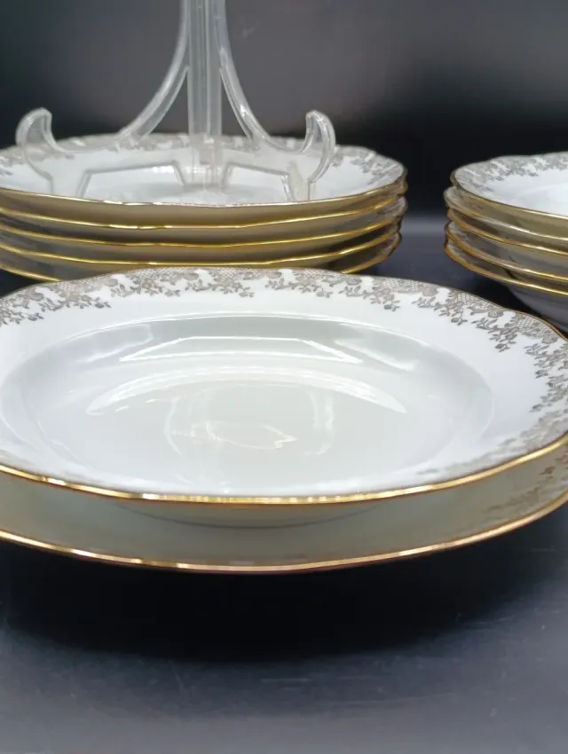 Vajilla porcelana francesa para 6 Servicios