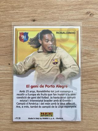 Cromo Ronaldinho Megacracks 2004-2005