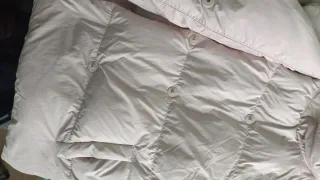 Chaqueta rosa acolchada