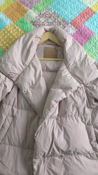 Chaqueta rosa acolchada