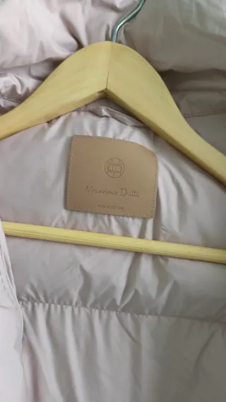 Chaqueta rosa acolchada