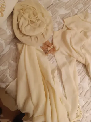 Vestido Novia Vintage Años 60 Beige