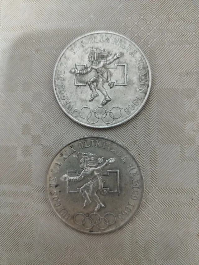 25 Pesos México Plata 1968