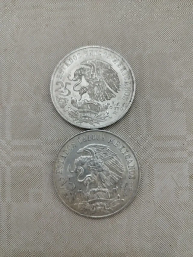 25 Pesos México Plata 1968