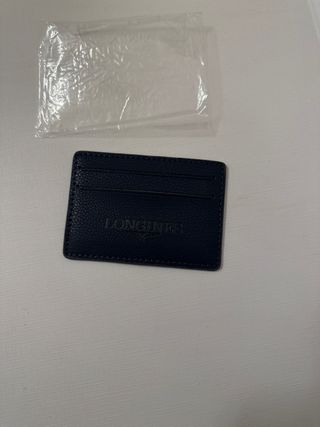 Porta carte Longines blu