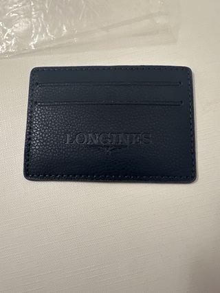 Porta carte Longines blu