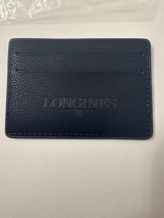 Porta carte Longines blu