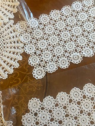 Centrini uncinetto bianchi