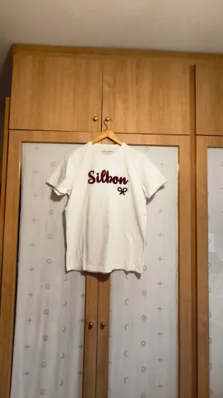 Camiseta Silbon Blanca Letras