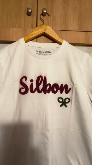 Camiseta Silbon Blanca Letras