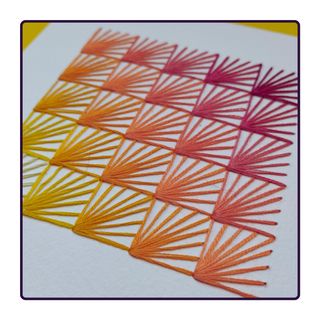 Lámina bordada a mano