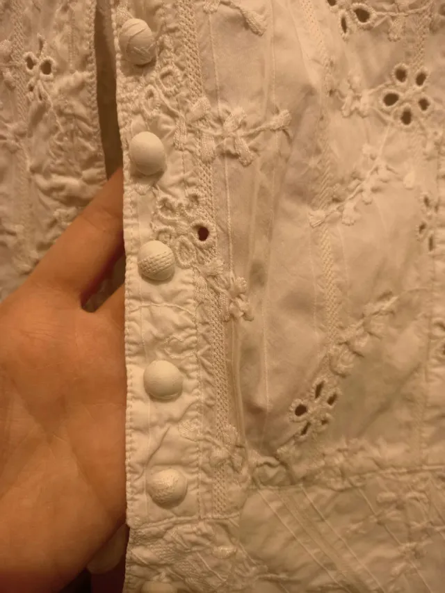 Blusa CAROLL blanca manga corta