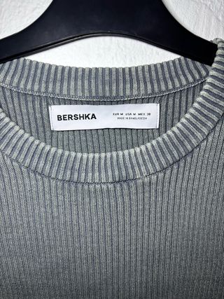 Chaleco Bershka gris talla M