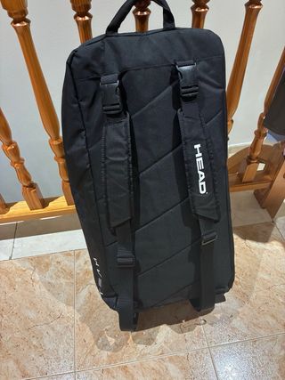 Raquetero Head Negro Naranja