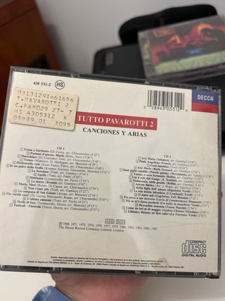 CD Doble Tutto Pavarotti Clásico Ópera