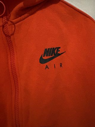 Felpa Nike corta rossa